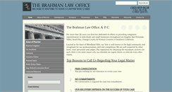 Desktop Screenshot of brahmanlaw.com